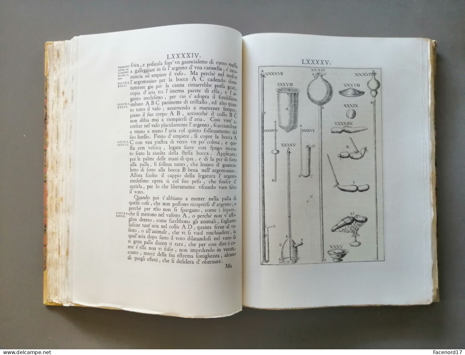 Saggi di naturali esperienze fatte nell'academia del cimento Domus Galilaeana di Pisa papier vergé Magnani  Pescia 1957