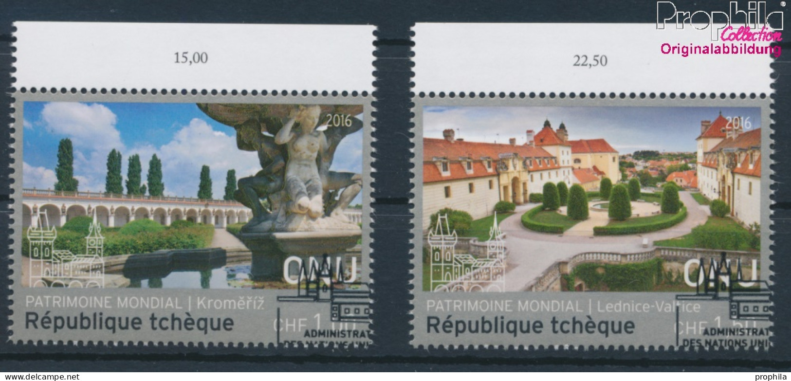 UNO - Genf 961-962 (kompl.Ausg.) Gestempelt 2016 UNESCO Welterbe (10196843 - Gebraucht