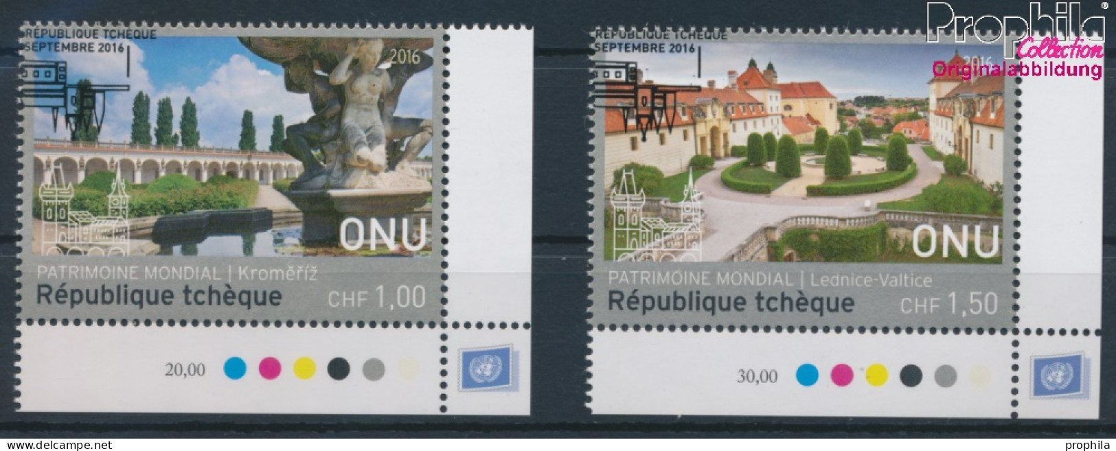 UNO - Genf 961-962 (kompl.Ausg.) Gestempelt 2016 UNESCO Welterbe (10196844 - Oblitérés