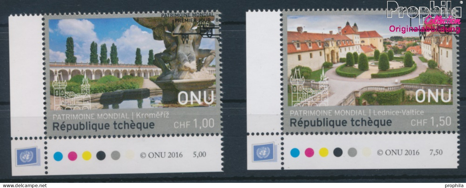 UNO - Genf 961-962 (kompl.Ausg.) Gestempelt 2016 UNESCO Welterbe (10196845 - Oblitérés