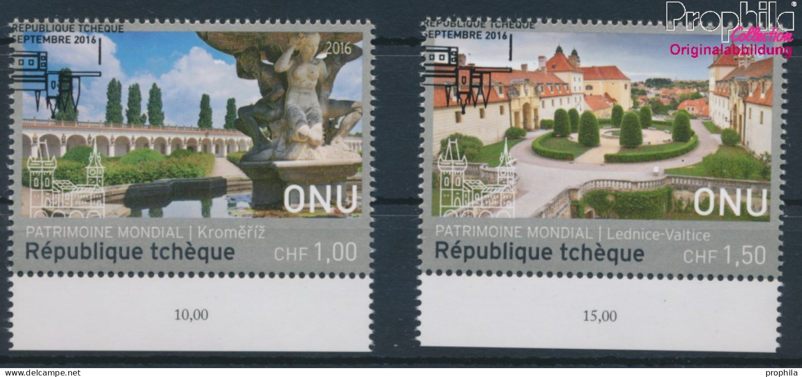 UNO - Genf 961-962 (kompl.Ausg.) Gestempelt 2016 UNESCO Welterbe (10196846 - Used Stamps