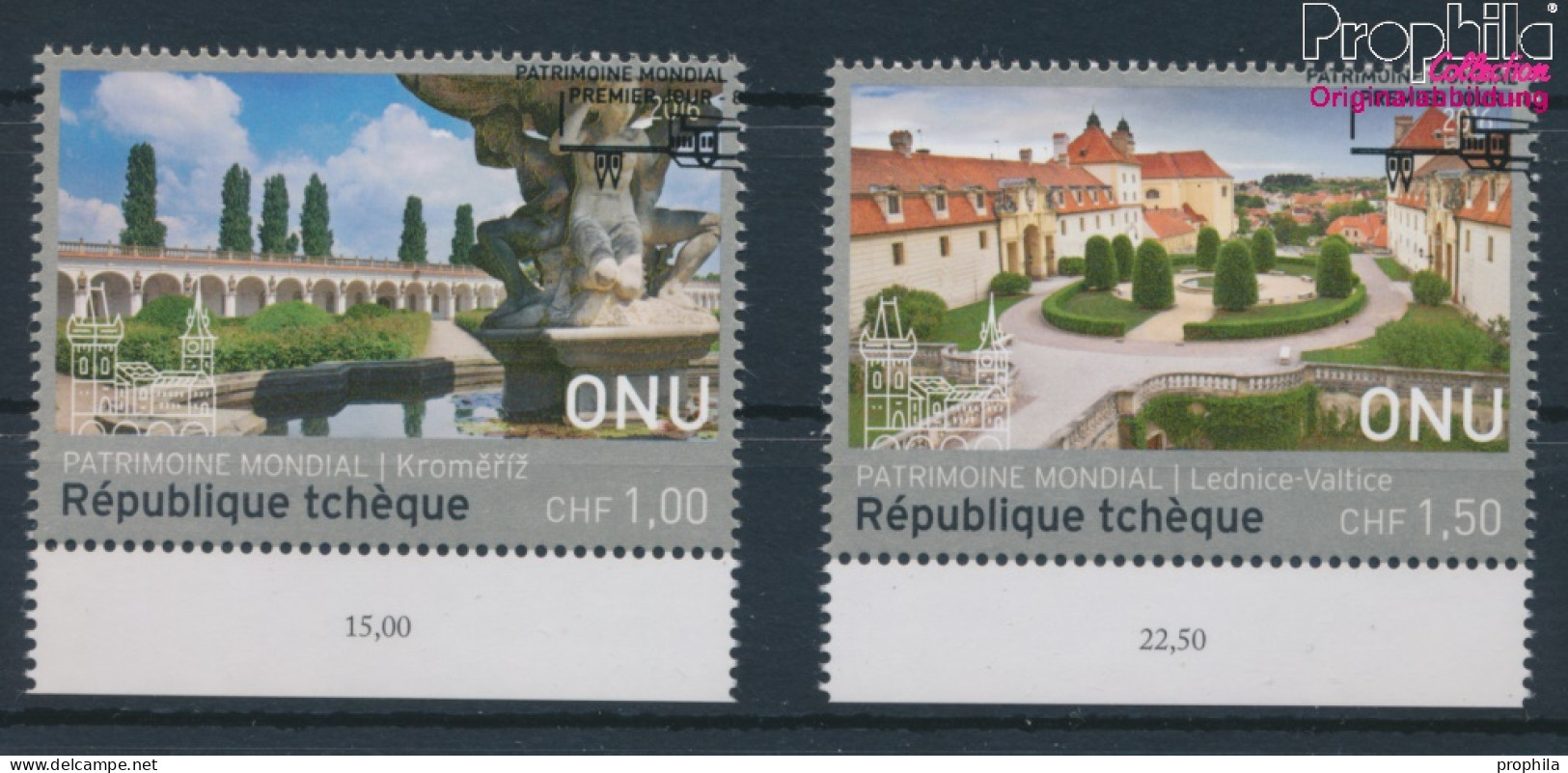 UNO - Genf 961-962 (kompl.Ausg.) Gestempelt 2016 UNESCO Welterbe (10196847 - Gebraucht