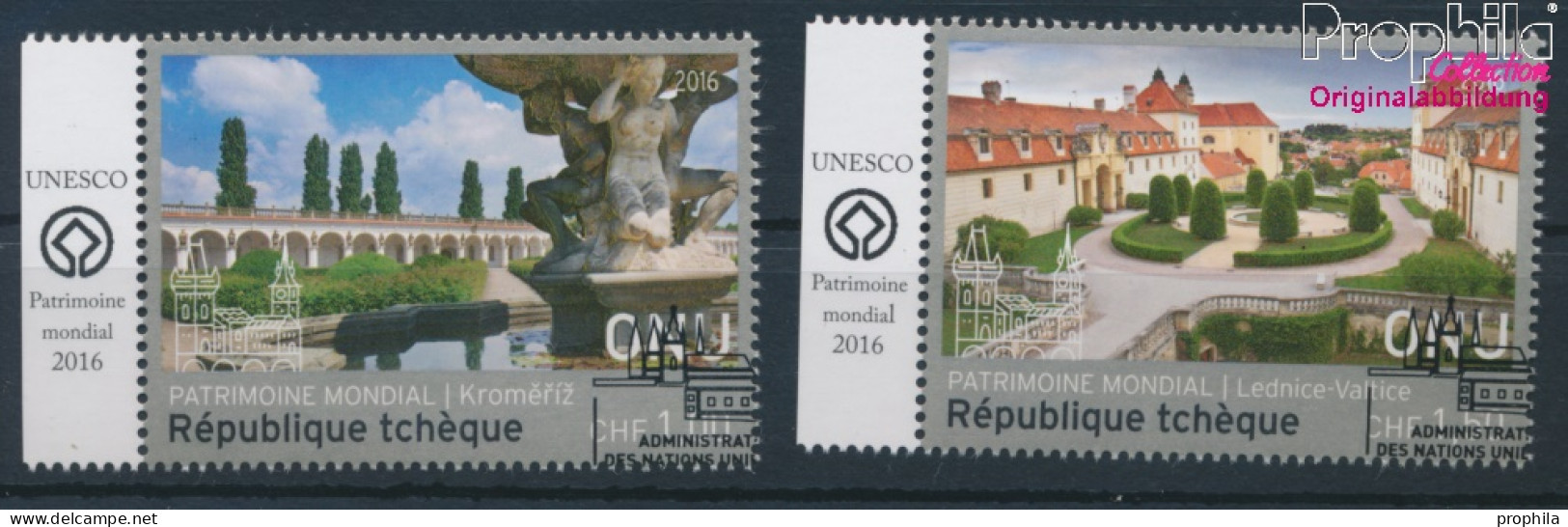 UNO - Genf 961-962 (kompl.Ausg.) Gestempelt 2016 UNESCO Welterbe (10196849 - Used Stamps