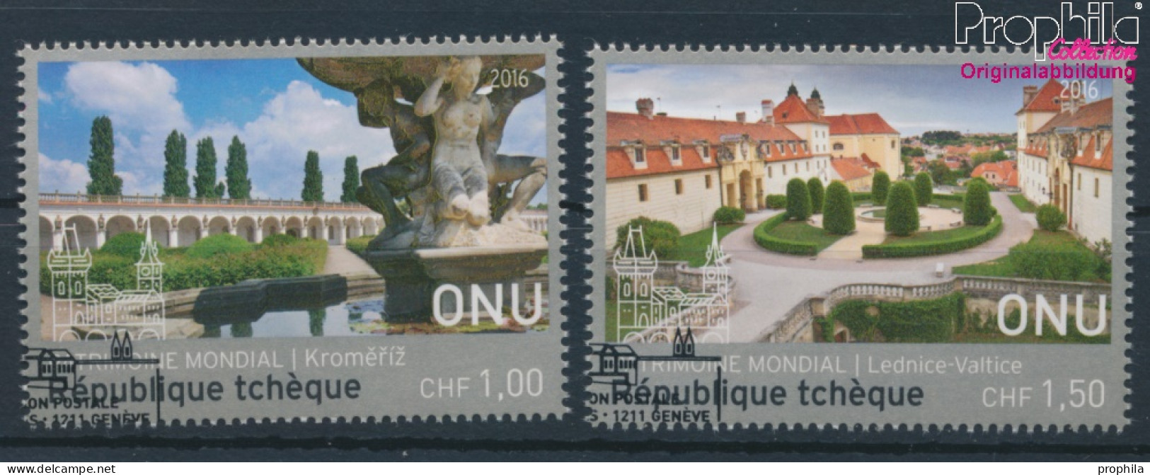 UNO - Genf 961-962 (kompl.Ausg.) Gestempelt 2016 UNESCO Welterbe (10196850 - Oblitérés