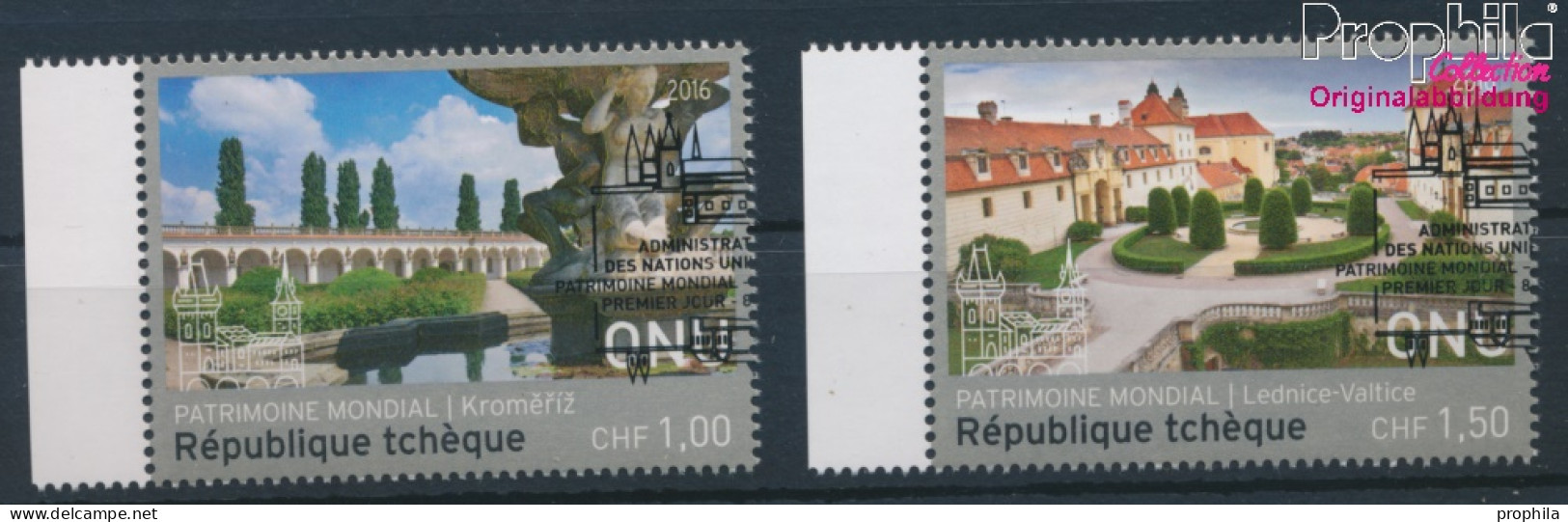 UNO - Genf 961-962 (kompl.Ausg.) Gestempelt 2016 UNESCO Welterbe (10196853 - Gebraucht