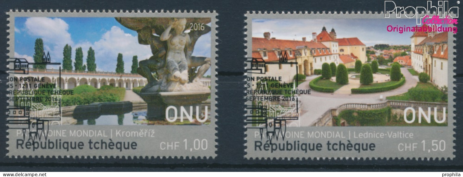 UNO - Genf 961-962 (kompl.Ausg.) Gestempelt 2016 UNESCO Welterbe (10196854 - Used Stamps