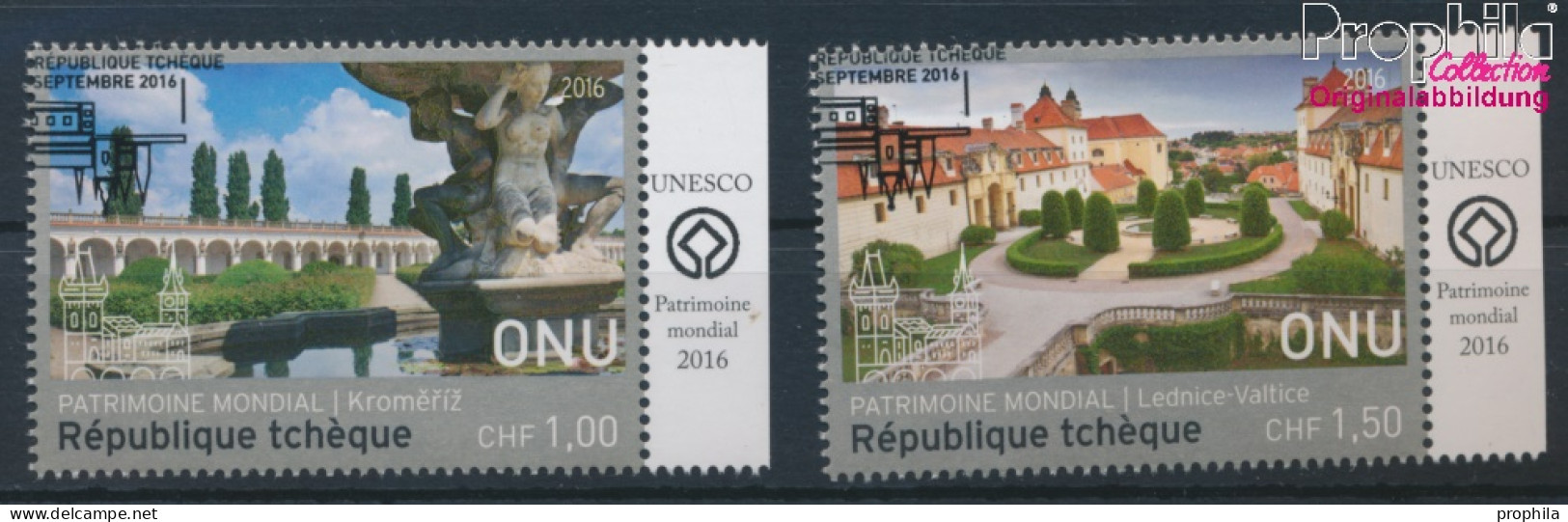 UNO - Genf 961-962 (kompl.Ausg.) Gestempelt 2016 UNESCO Welterbe (10196856 - Gebraucht