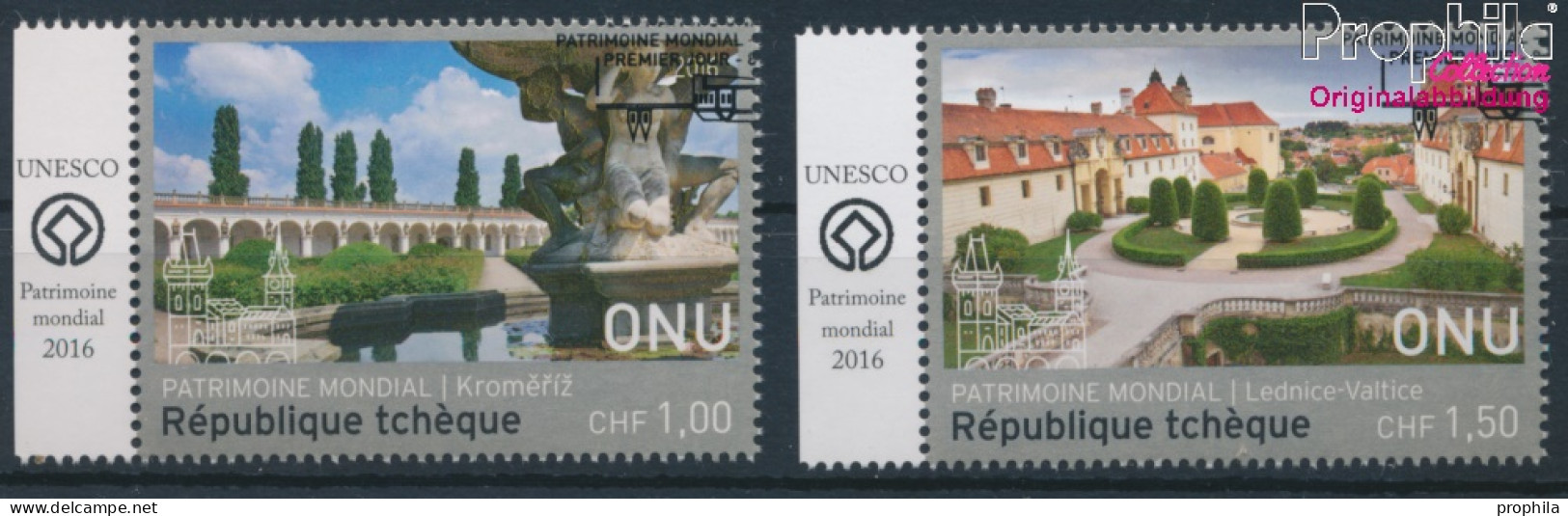 UNO - Genf 961-962 (kompl.Ausg.) Gestempelt 2016 UNESCO Welterbe (10196857 - Gebraucht