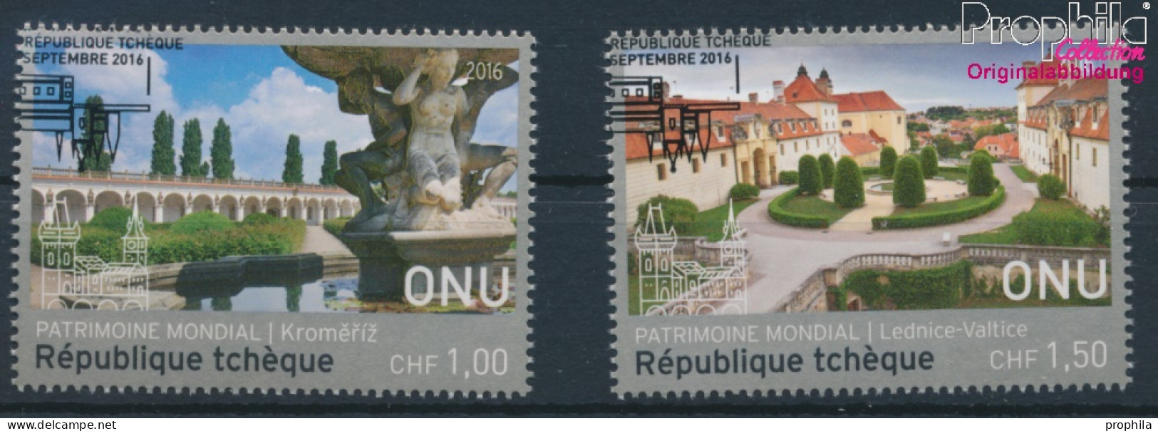 UNO - Genf 961-962 (kompl.Ausg.) Gestempelt 2016 UNESCO Welterbe (10196858 - Gebraucht