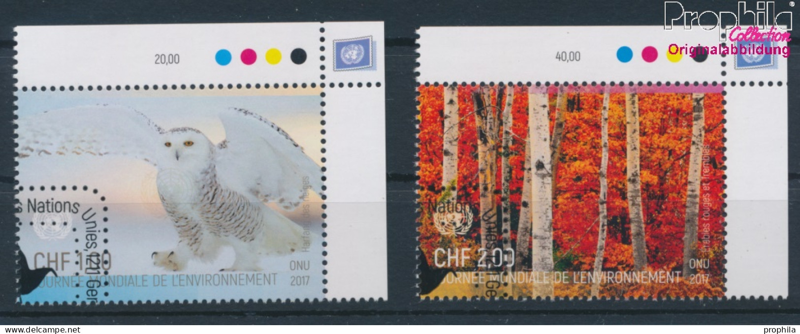 UNO - Genf 1008-1009 (kompl.Ausg.) Gestempelt 2017 Tag Der Umwelt (10196821 - Used Stamps