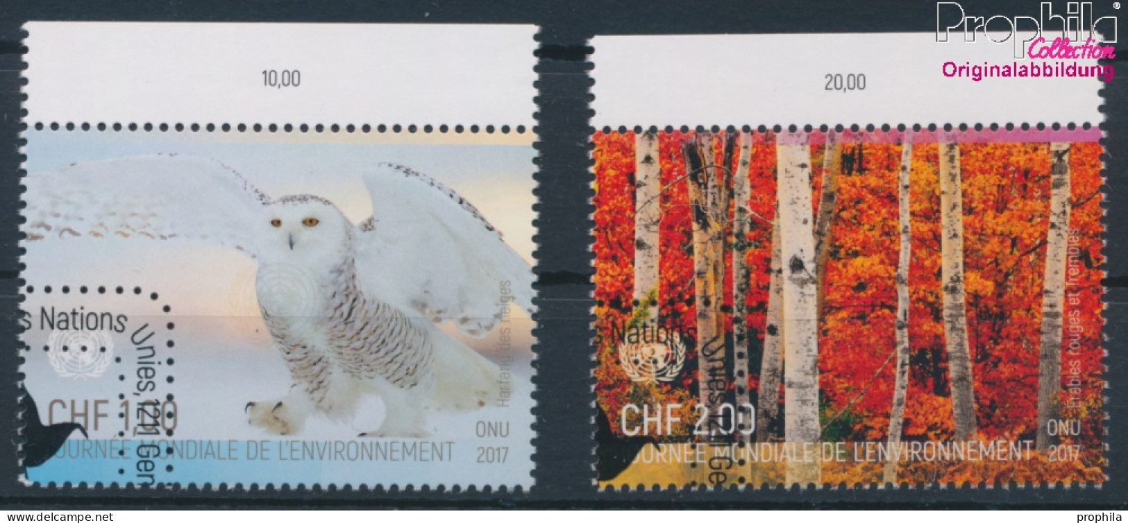 UNO - Genf 1008-1009 (kompl.Ausg.) Gestempelt 2017 Tag Der Umwelt (10196823 - Used Stamps