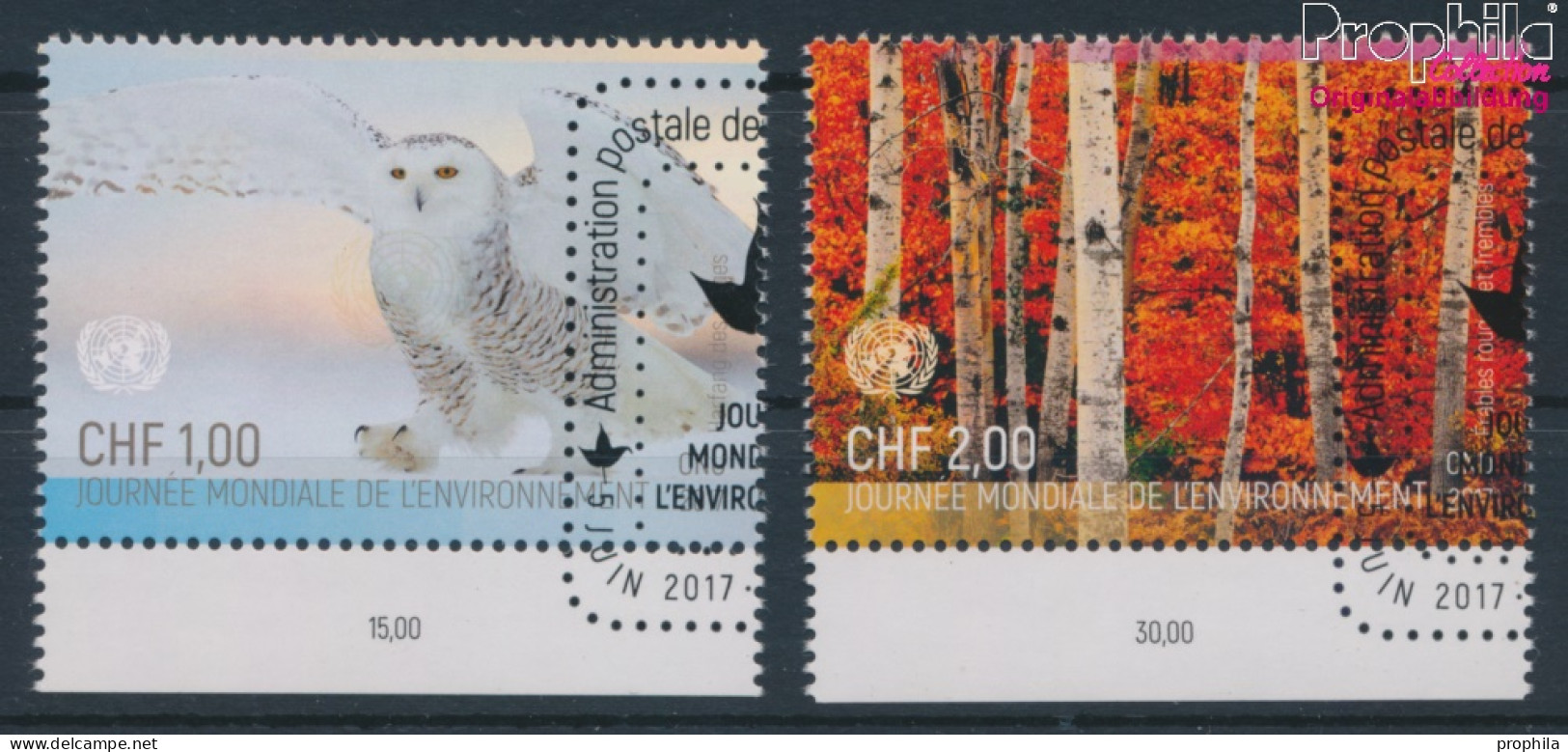 UNO - Genf 1008-1009 (kompl.Ausg.) Gestempelt 2017 Tag Der Umwelt (10196826 - Used Stamps