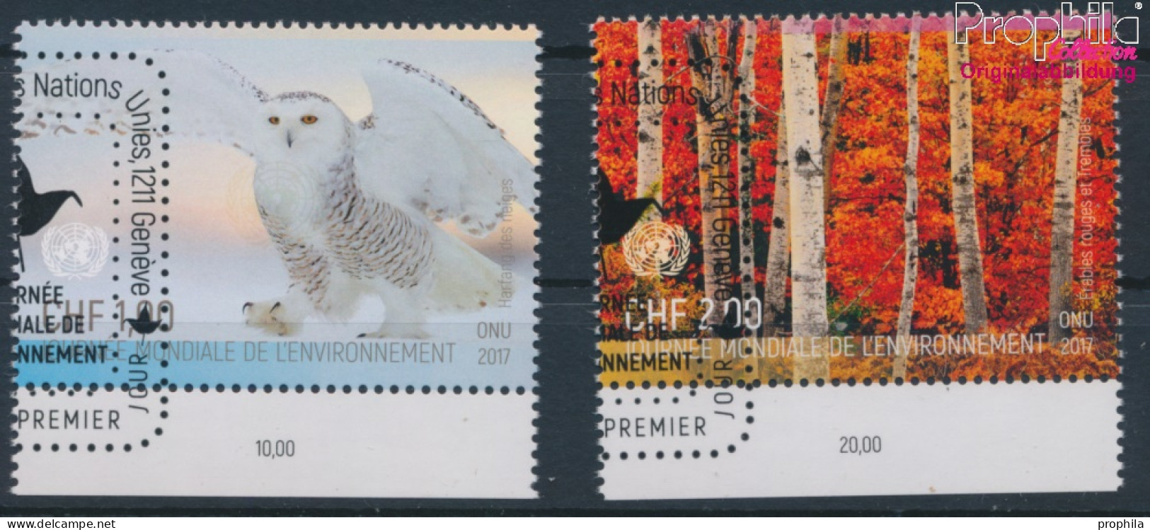 UNO - Genf 1008-1009 (kompl.Ausg.) Gestempelt 2017 Tag Der Umwelt (10196827 - Used Stamps