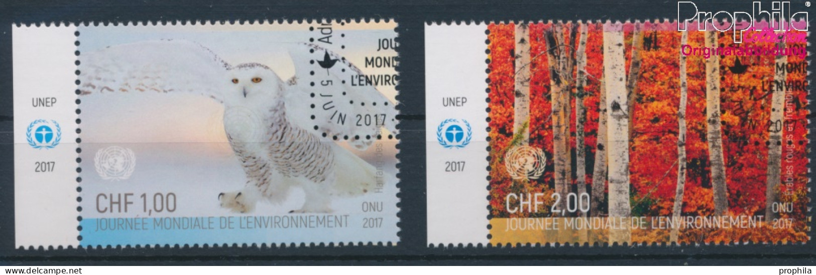 UNO - Genf 1008-1009 (kompl.Ausg.) Gestempelt 2017 Tag Der Umwelt (10196828 - Used Stamps