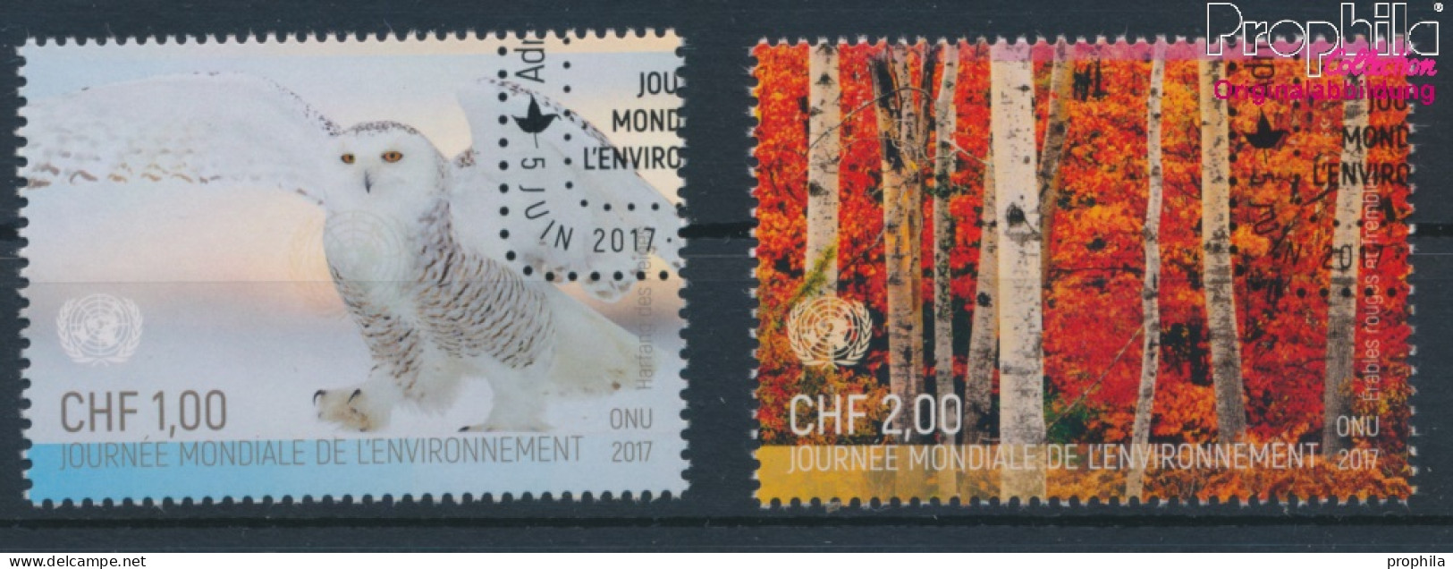 UNO - Genf 1008-1009 (kompl.Ausg.) Gestempelt 2017 Tag Der Umwelt (10196830 - Used Stamps