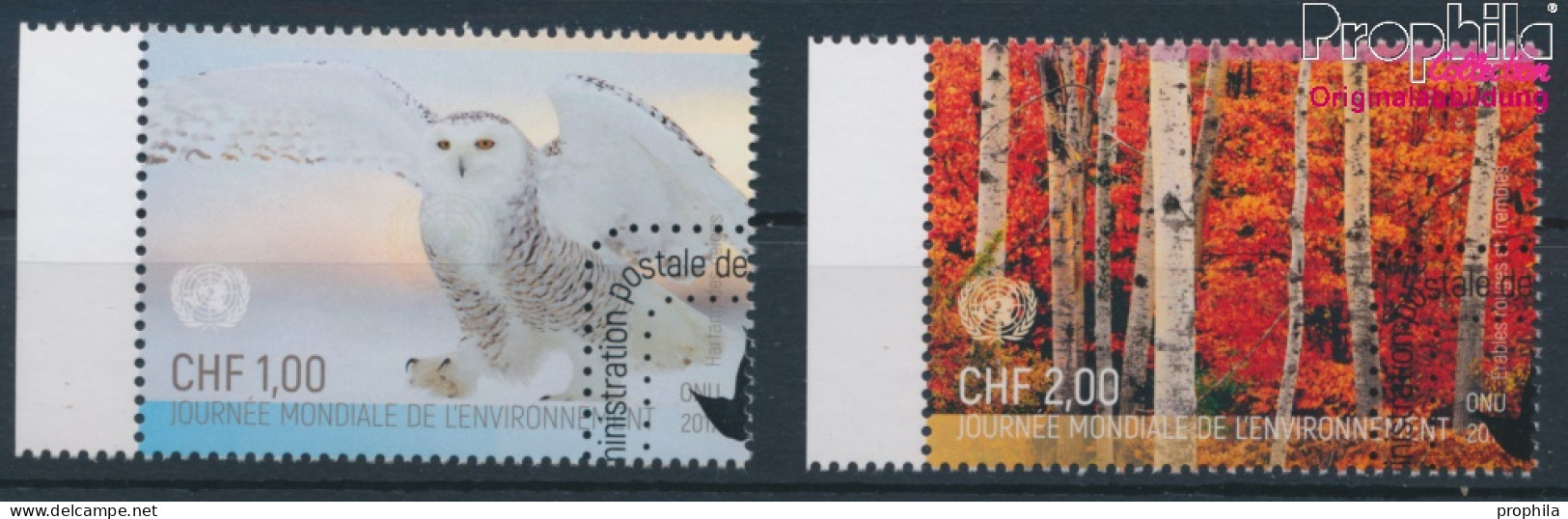 UNO - Genf 1008-1009 (kompl.Ausg.) Gestempelt 2017 Tag Der Umwelt (10196832 - Usados