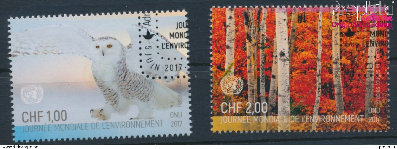 UNO - Genf 1008-1009 (kompl.Ausg.) Gestempelt 2017 Tag Der Umwelt (10196838 - Used Stamps