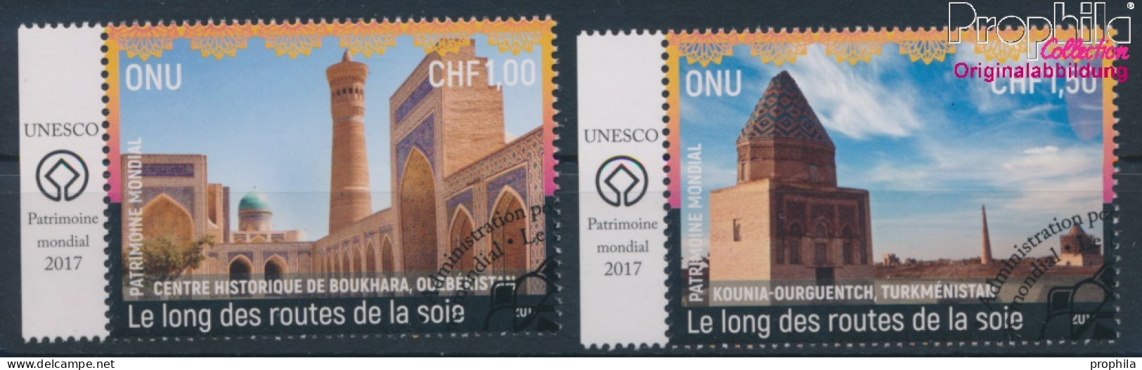 UNO - Genf 1010-1011 (kompl.Ausg.) Gestempelt 2017 Entlang Der Seidenstraße (10196808 - Gebruikt