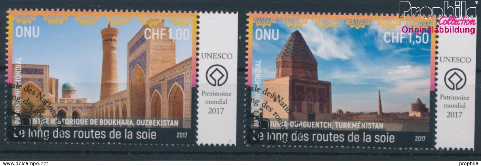 UNO - Genf 1010-1011 (kompl.Ausg.) Gestempelt 2017 Entlang Der Seidenstraße (10196809 - Used Stamps