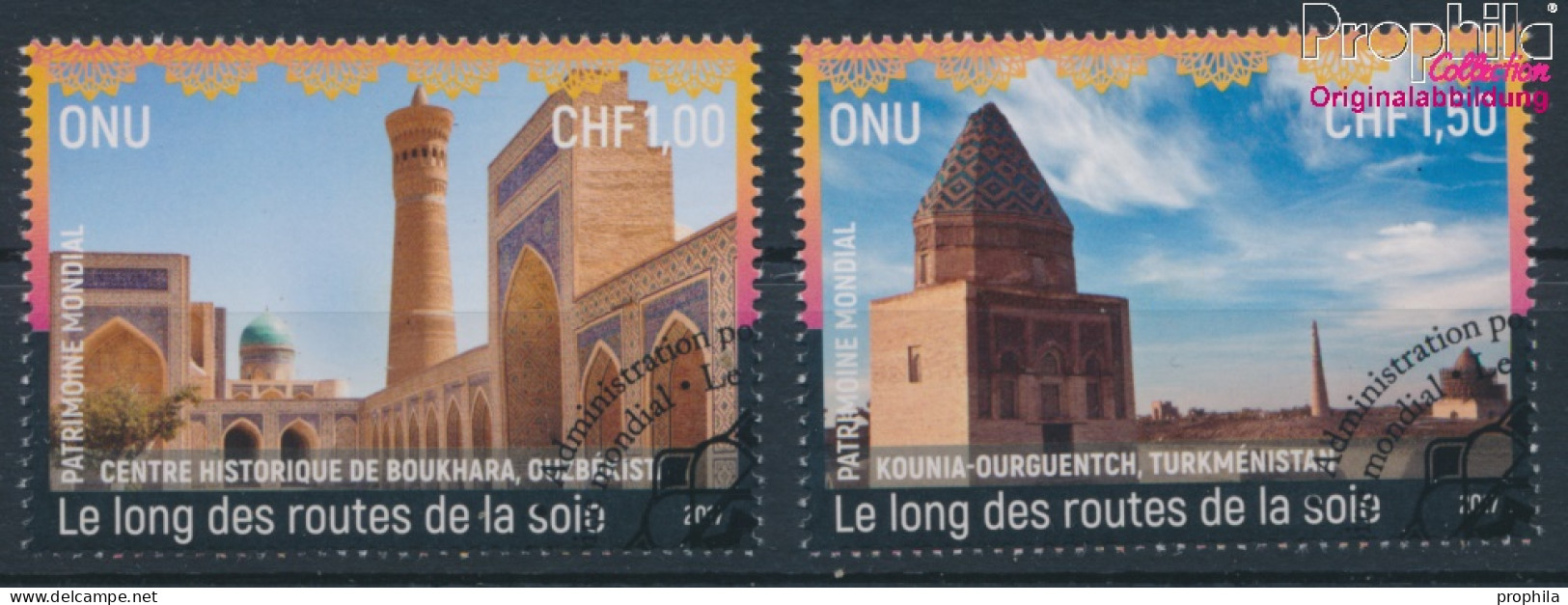 UNO - Genf 1010-1011 (kompl.Ausg.) Gestempelt 2017 Entlang Der Seidenstraße (10196811 - Used Stamps