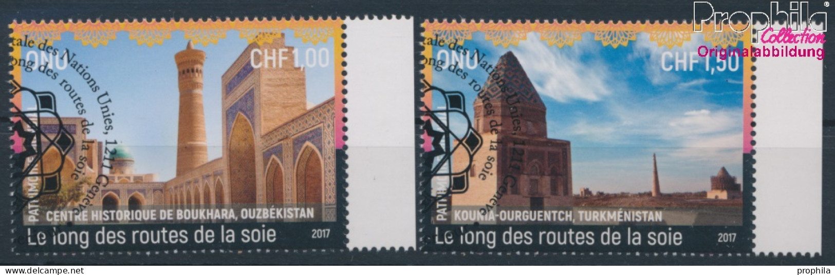 UNO - Genf 1010-1011 (kompl.Ausg.) Gestempelt 2017 Entlang Der Seidenstraße (10196813 - Used Stamps