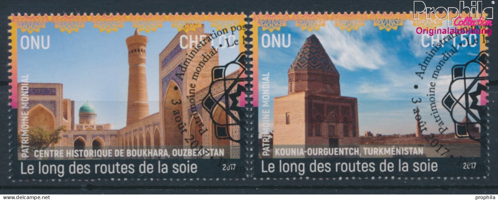 UNO - Genf 1010-1011 (kompl.Ausg.) Gestempelt 2017 Entlang Der Seidenstraße (10196815 - Used Stamps