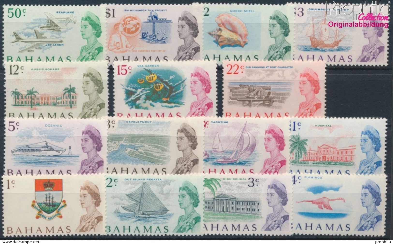 Bahamas 257x-271x (kompl.Ausg.) Postfrisch 1967 Königin Elisabeth II. (10174464 - 1963-1973 Autonomie Interne