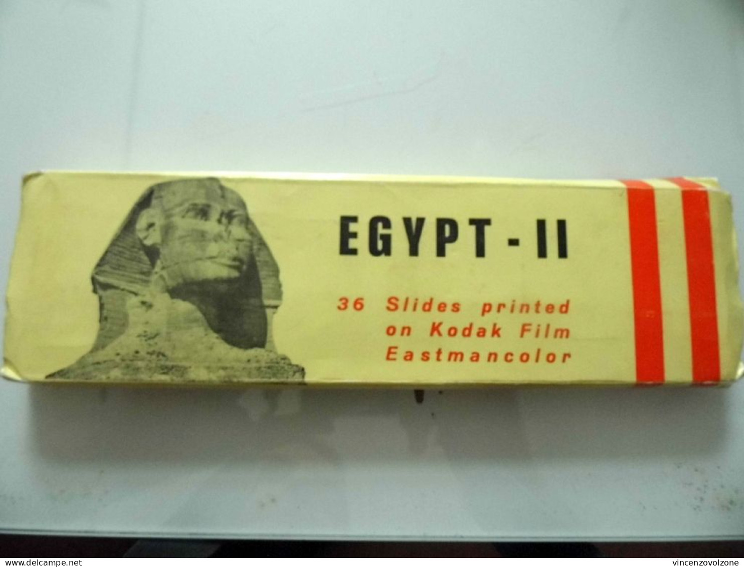 Coppia Di Souvenir "EGYPT I - II  36 Slides Printed On Kodak Film Eastmancolor" Anni 1960 - Diapositives