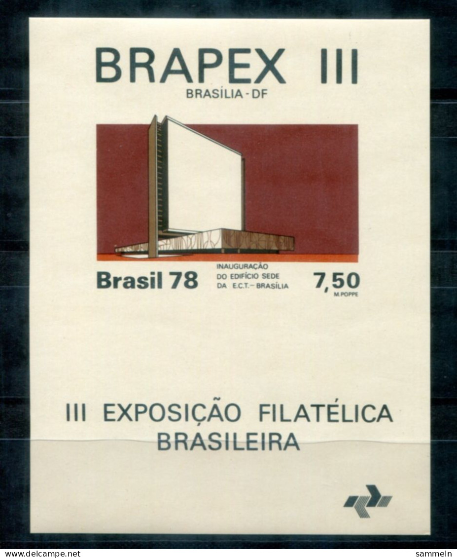 BRASILIEN Block 39, Bl.39 Mnh - BRAPEX III - BRAZIL / BRÉSIL - Blocks & Sheetlets