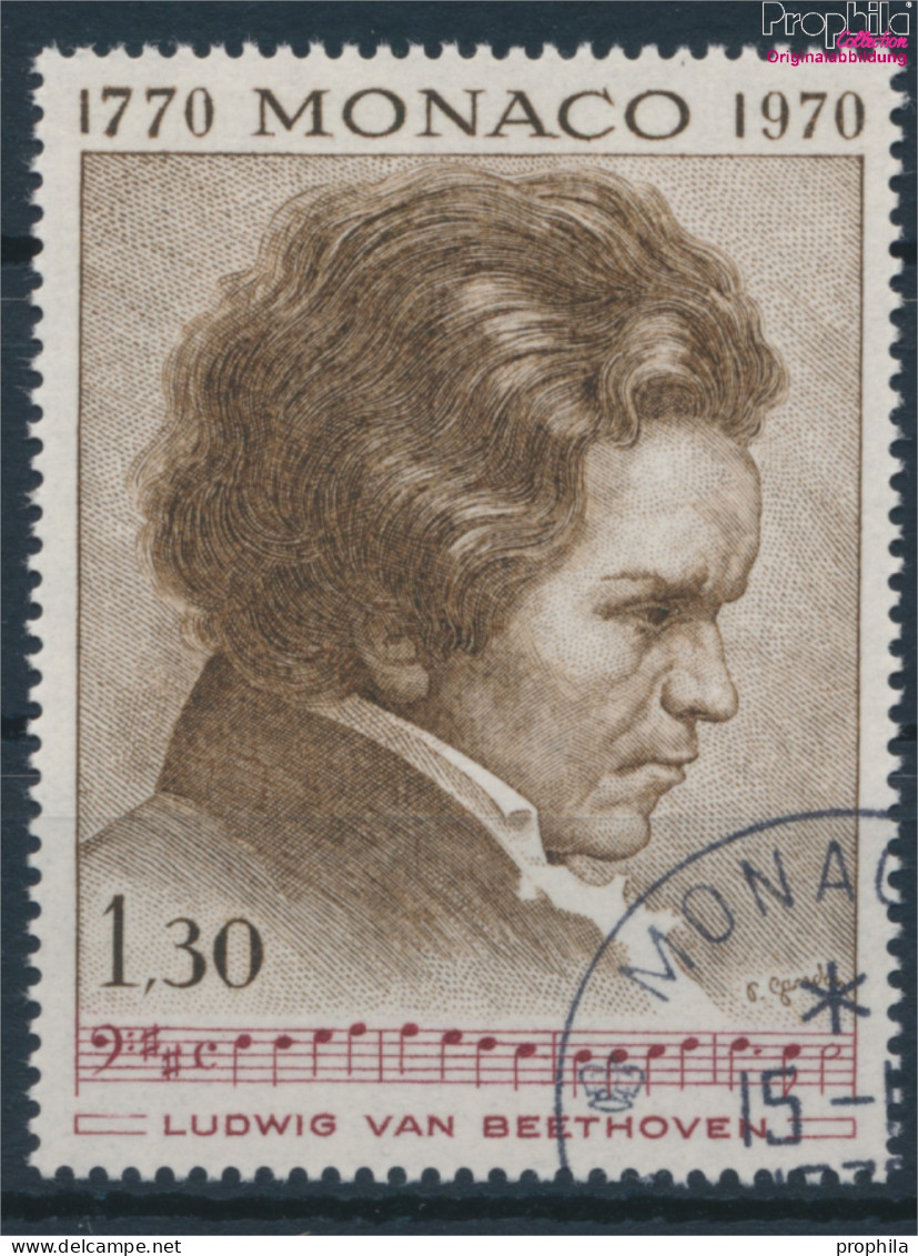 Monaco 992 (kompl.Ausg.) Gestempelt 1970 Beethoven (10196434 - Usados