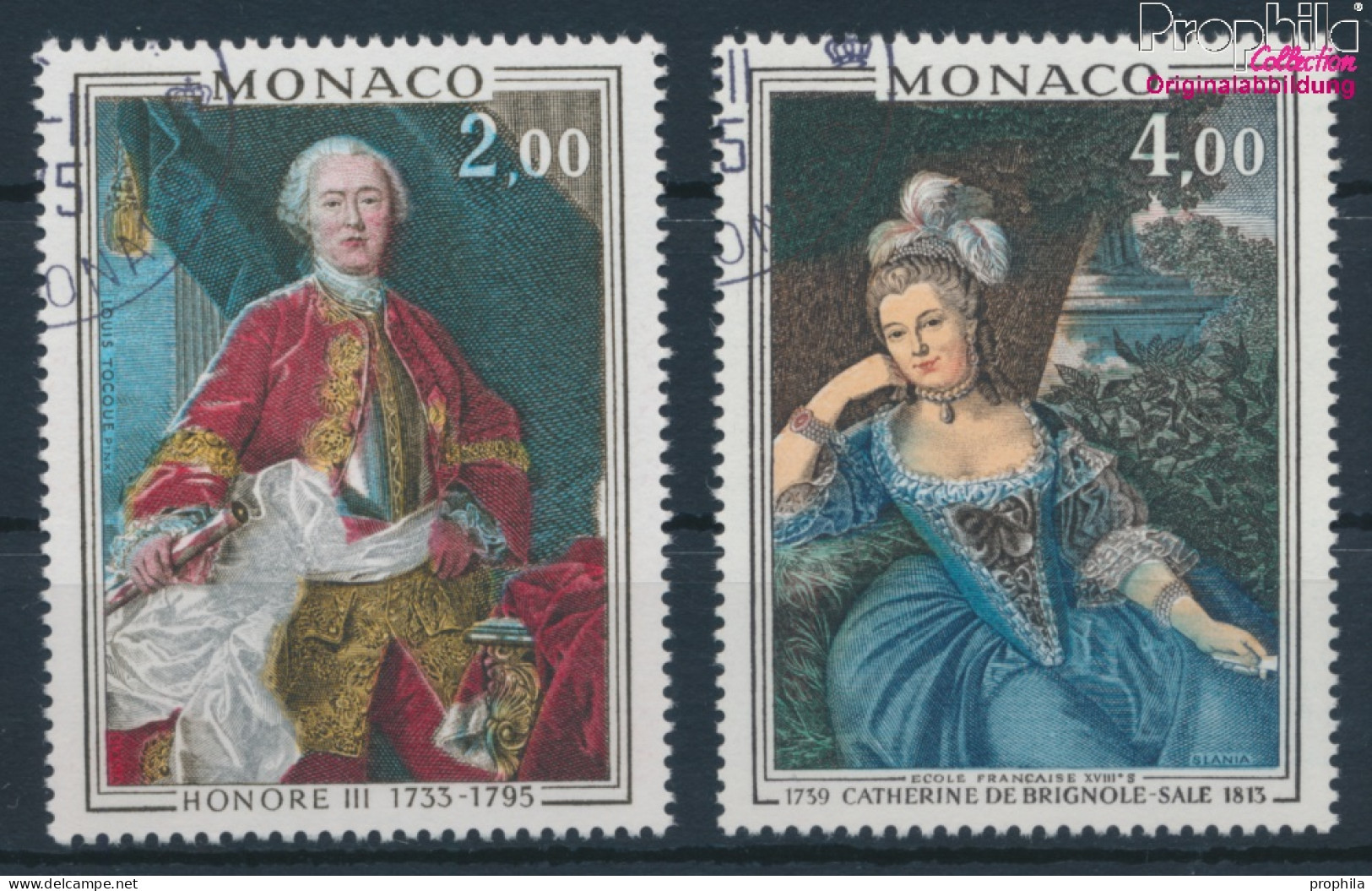 Monaco 1202-1203 (kompl.Ausg.) Gestempelt 1975 Gemälde (10196366 - Usados
