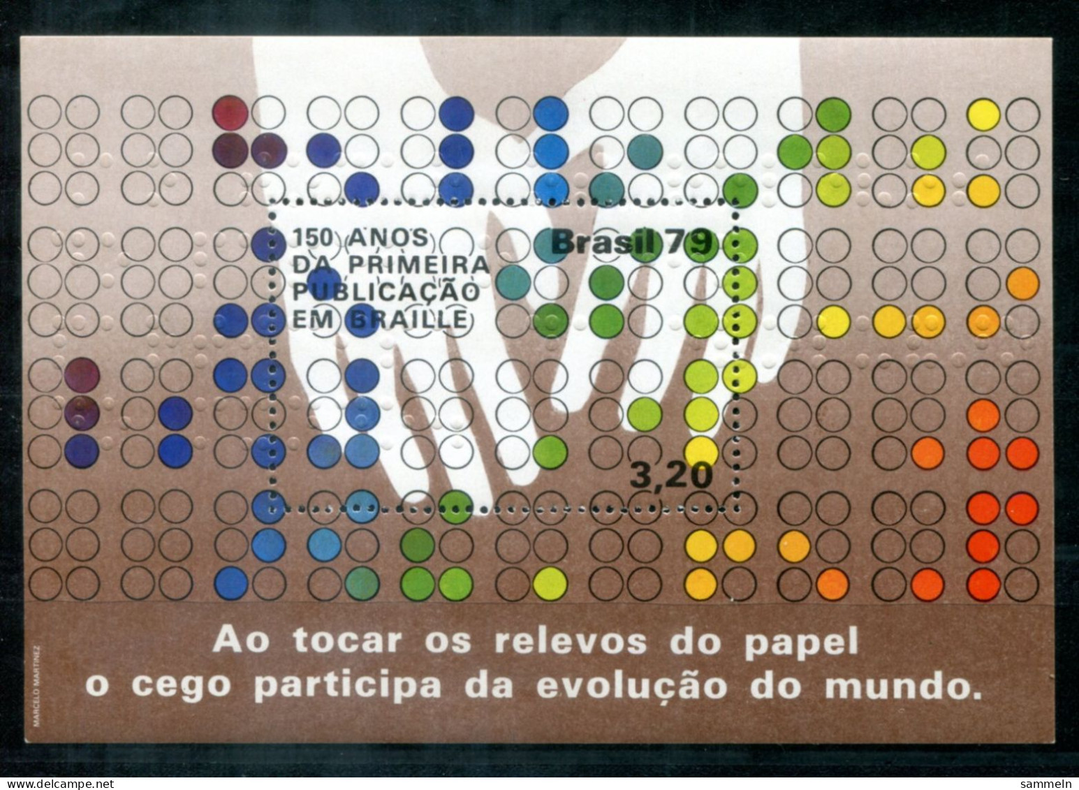 BRASILIEN Block 41, Bl.41 Mnh - Braille - BRAZIL / BRÉSIL - Blocs-feuillets