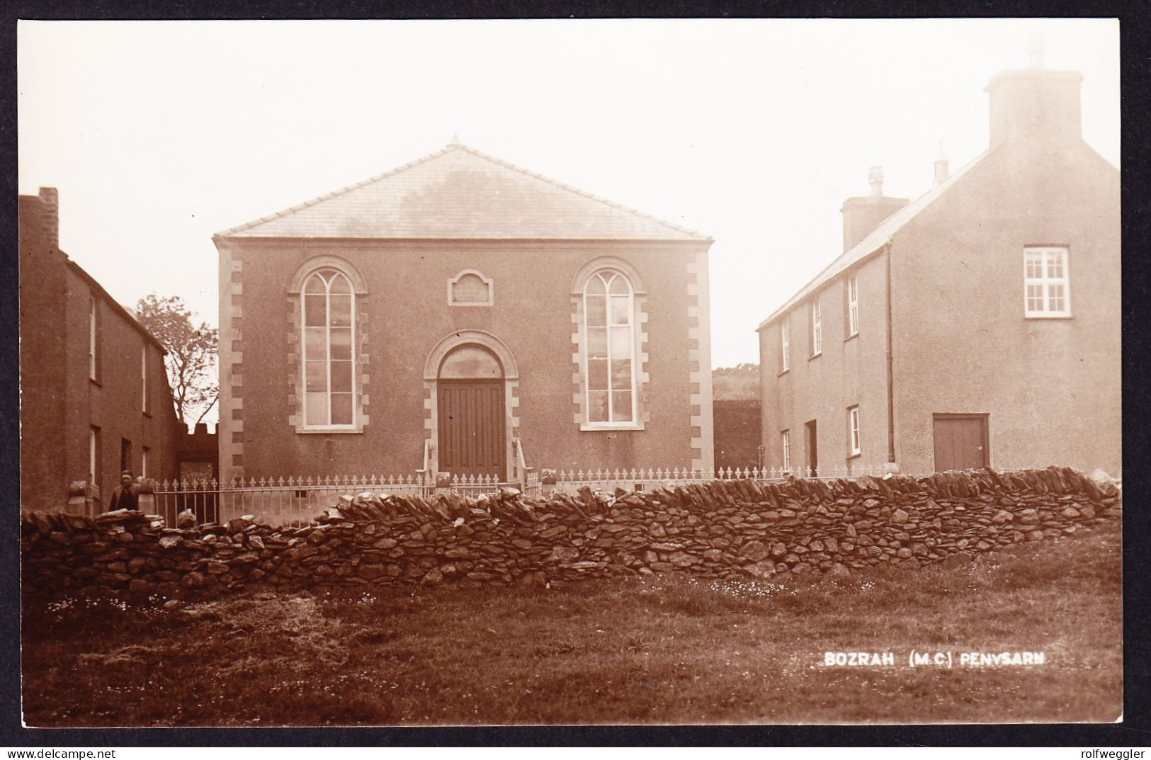 Um 1910 Ungelaufene Foto AK: Bozrah, Penysarn. Gute Erhaltung - Anglesey