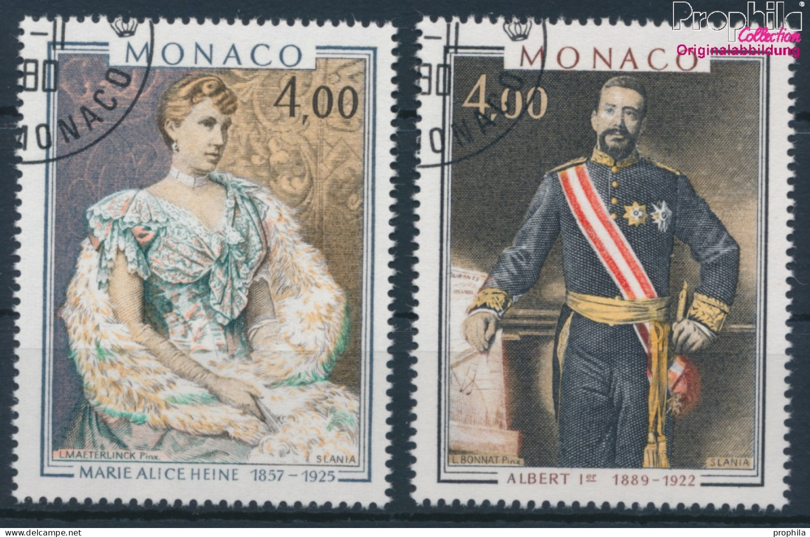 Monaco 1441-1442 (kompl.Ausg.) Gestempelt 1980 Gemälde (10196296 - Used Stamps