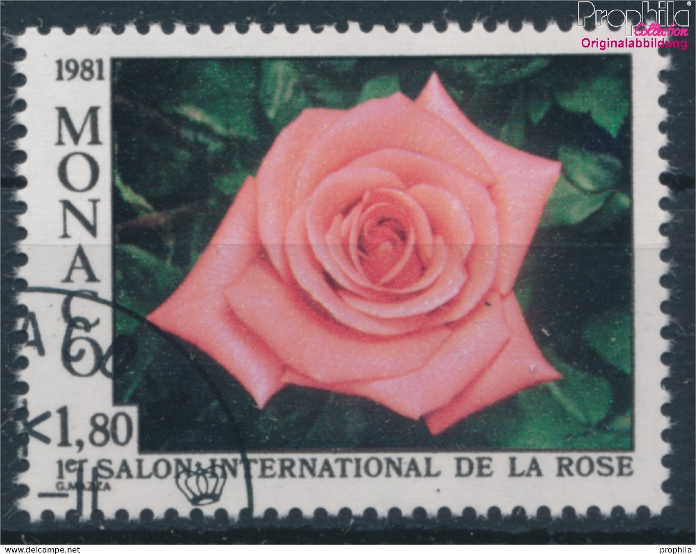 Monaco 1498 (kompl.Ausg.) Gestempelt 1981 Rosenausstellung (10196277 - Oblitérés