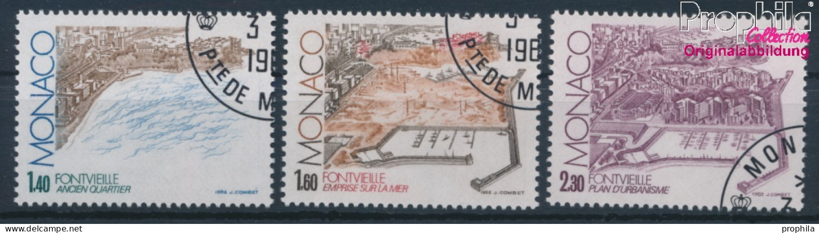 Monaco 1528-1530 (kompl.Ausg.) Gestempelt 1982 Fontvieille (10196273 - Usados