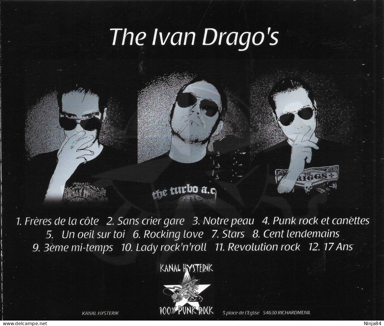 CD The Ivan Drago's  "  Pavillon Noir " - Punk