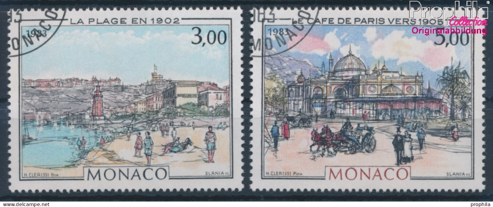 Monaco 1589-1590 (kompl.Ausg.) Gestempelt 1983 Mote Carlo & Monaco (10198037 - Used Stamps