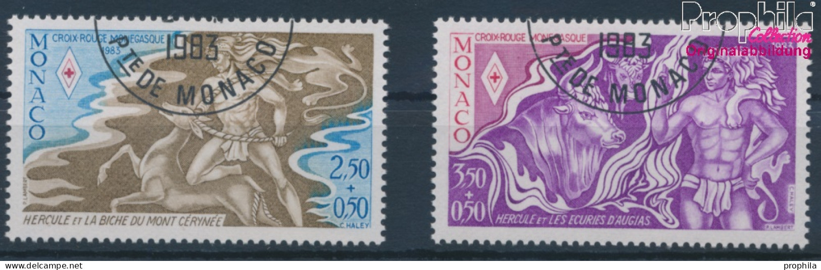 Monaco 1591-1592 (kompl.Ausg.) Gestempelt 1983 Rotes Kreuz (10198036 - Gebraucht