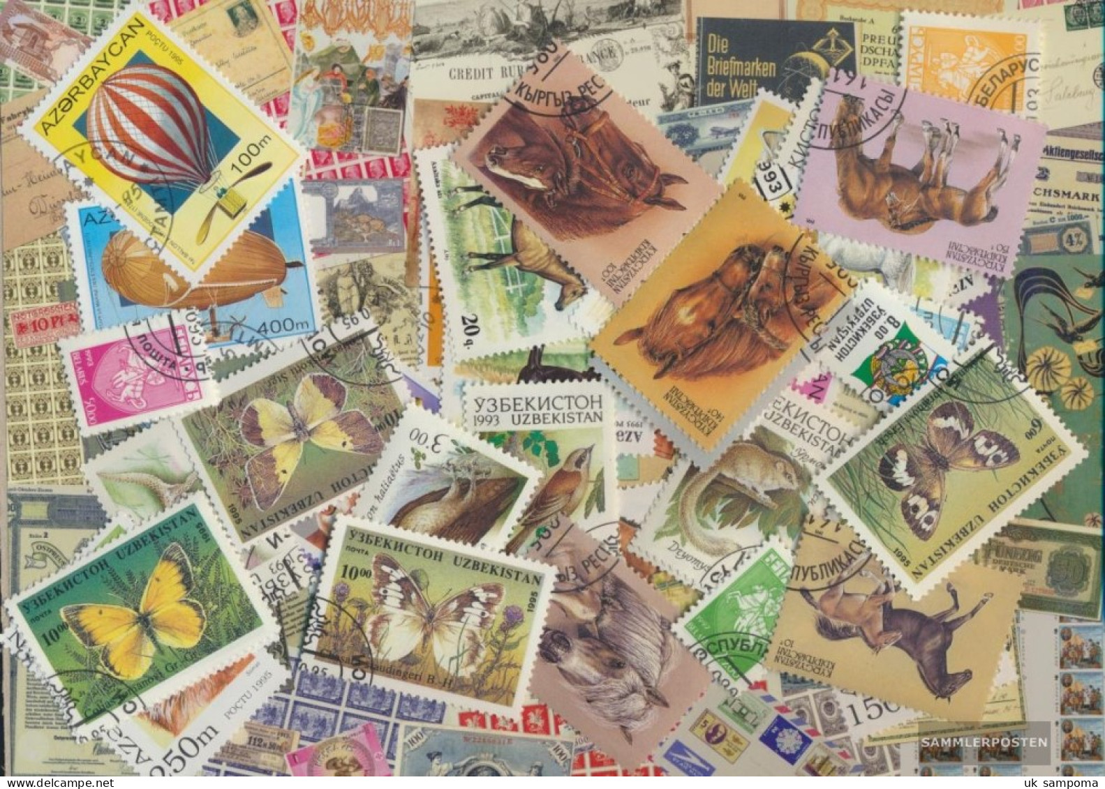 Former Soviet Union Out The Community Independent States Stamps-50 Different Stamps - Verzamelingen