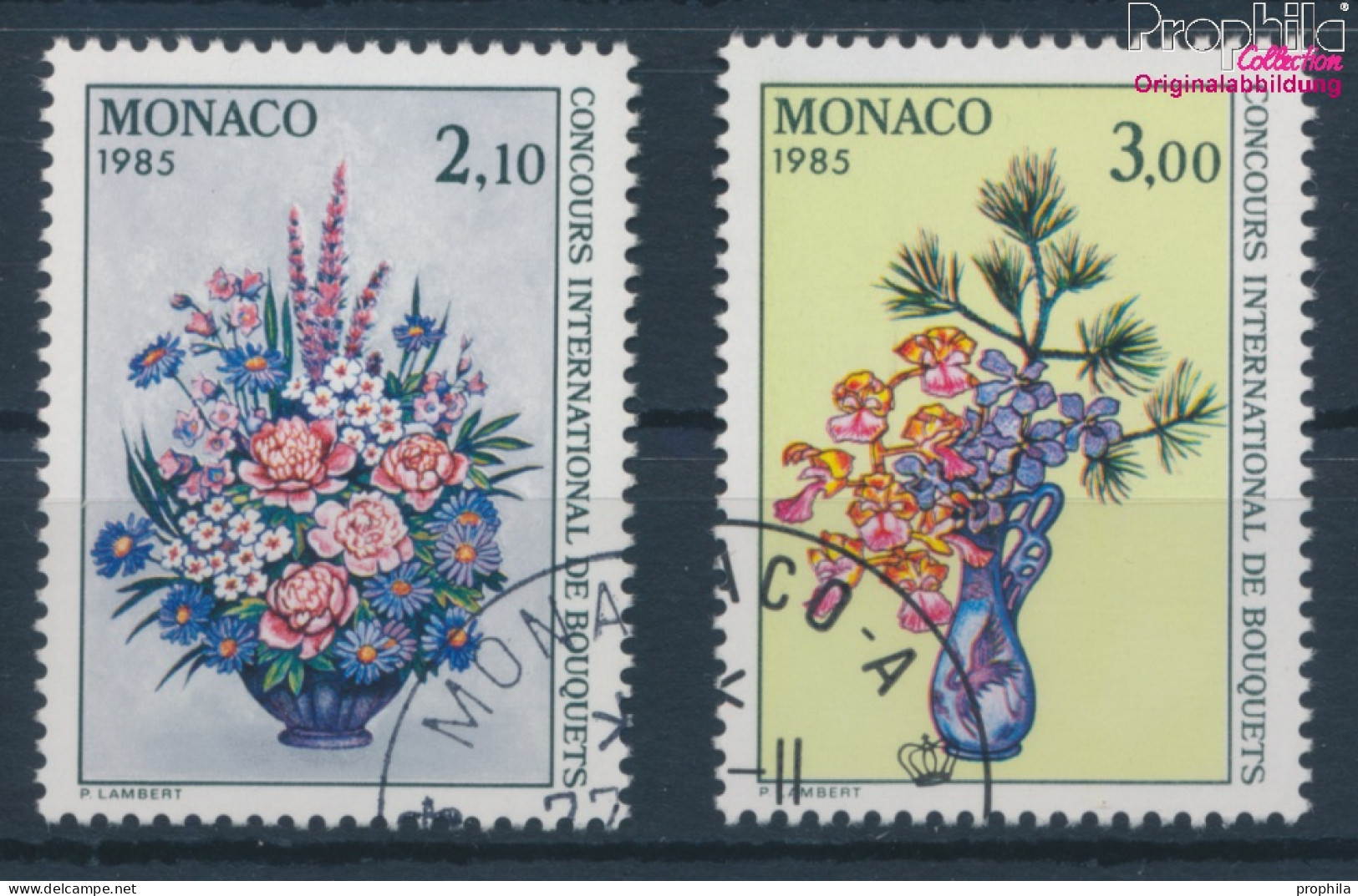 Monaco 1664-1665 (kompl.Ausg.) Gestempelt 1984 Blumenbinderei (10198017 - Gebraucht