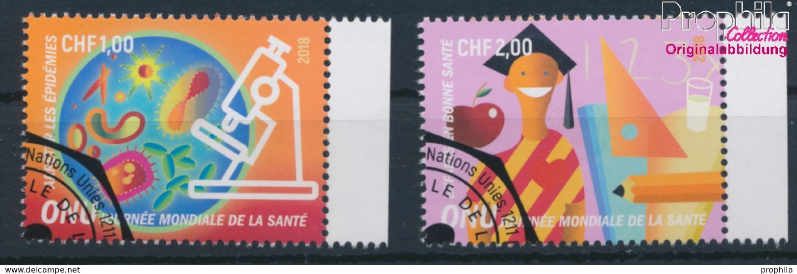 UNO - Genf 1029-1030 (kompl.Ausg.) Gestempelt 2018 Weltgesundheitstag (10196768 - Usados