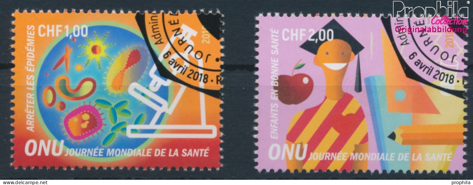 UNO - Genf 1029-1030 (kompl.Ausg.) Gestempelt 2018 Weltgesundheitstag (10196774 - Used Stamps