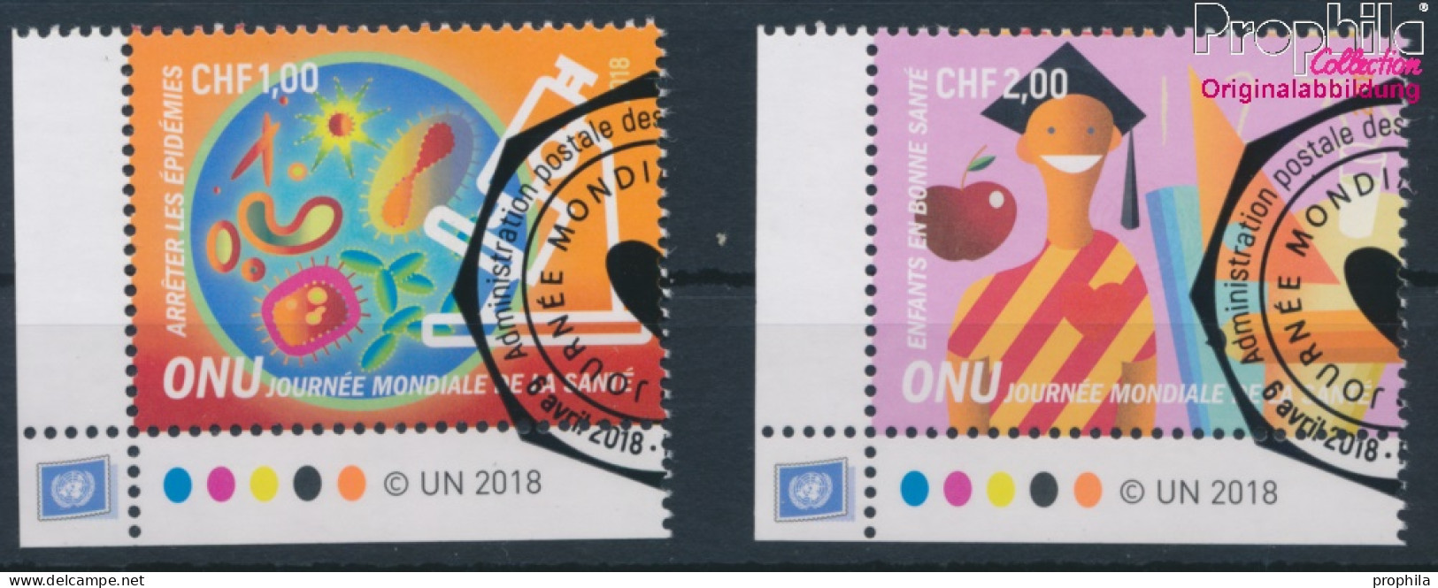 UNO - Genf 1029-1030 (kompl.Ausg.) Gestempelt 2018 Weltgesundheitstag (10196775 - Used Stamps