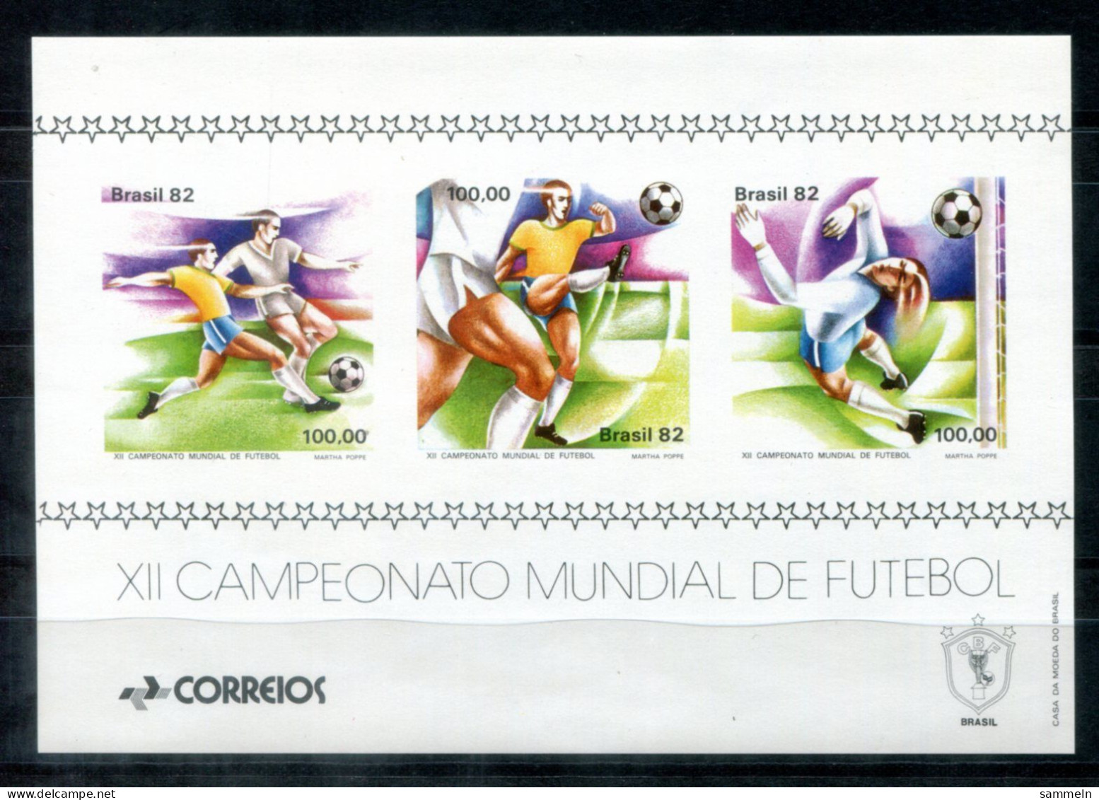 BRASILIEN Block 48, Bl.48 Mnh - Fußball-WM, Football, Calcio, Futebol - BRAZIL / BRÉSIL - Blocks & Sheetlets