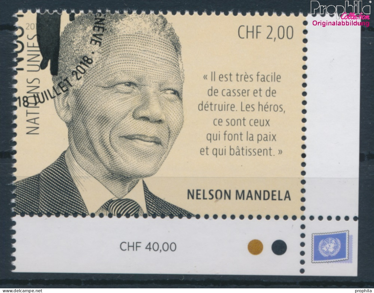 UNO - Genf 1044 (kompl.Ausg.) Gestempelt 2018 Nelson Mandela (10196718 - Used Stamps