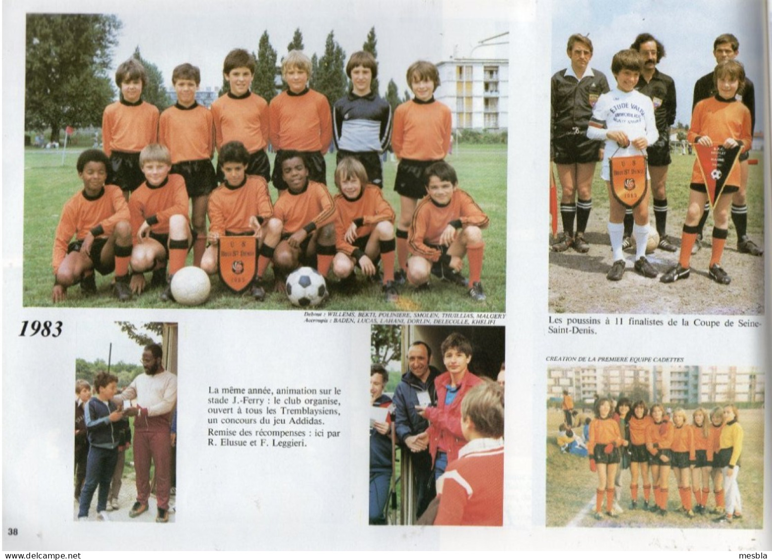 35 Années De Football Au BOIS - SAINT - DENIS -  TREMBLAY  LES  GONESSES -  1950 à 1985/86  - 48 Pages - Books