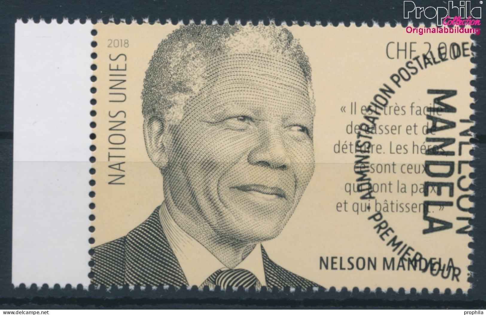 UNO - Genf 1044 (kompl.Ausg.) Gestempelt 2018 Nelson Mandela (10196725 - Usados