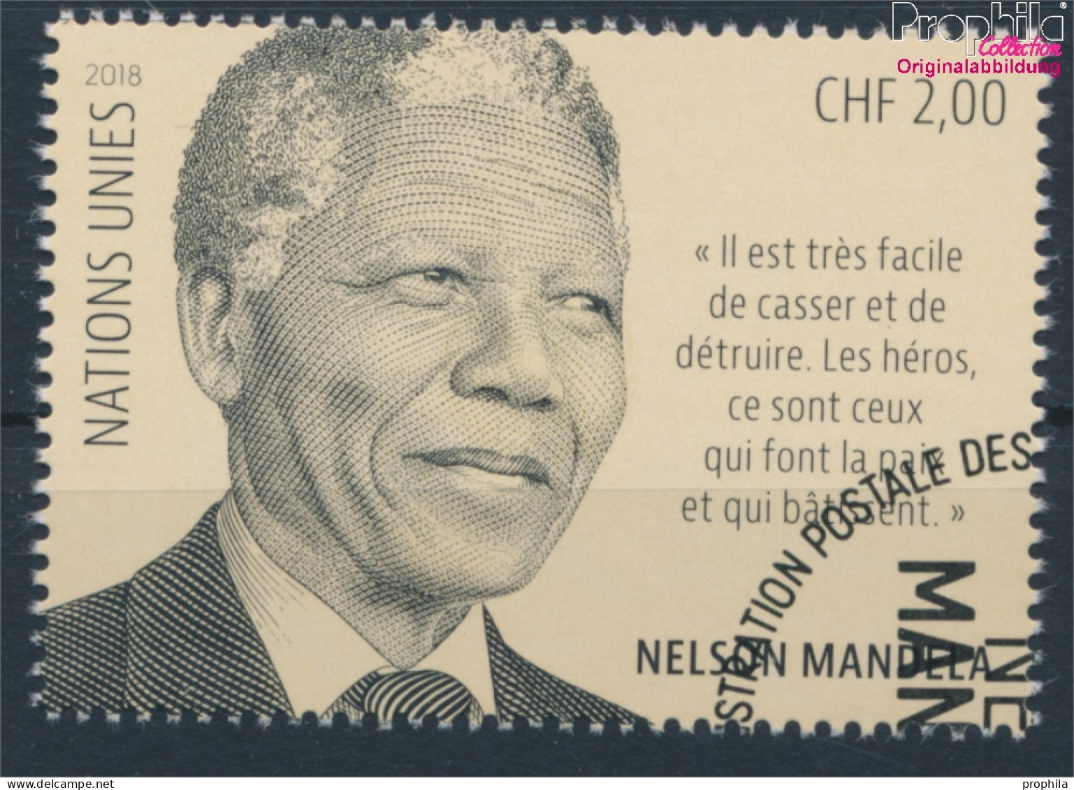 UNO - Genf 1044 (kompl.Ausg.) Gestempelt 2018 Nelson Mandela (10196734 - Used Stamps