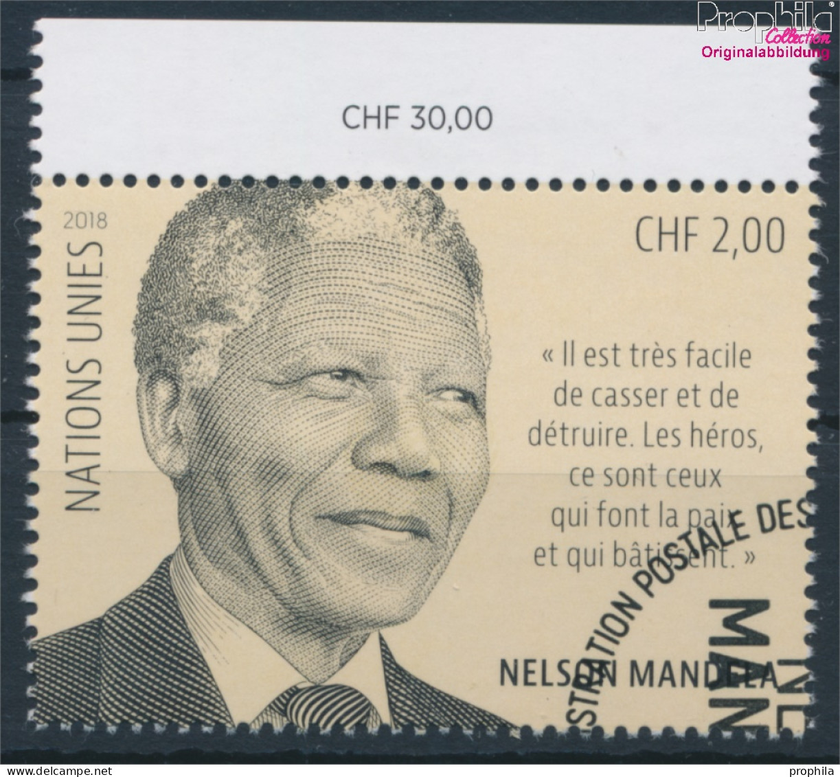UNO - Genf 1044 (kompl.Ausg.) Gestempelt 2018 Nelson Mandela (10196737 - Usados